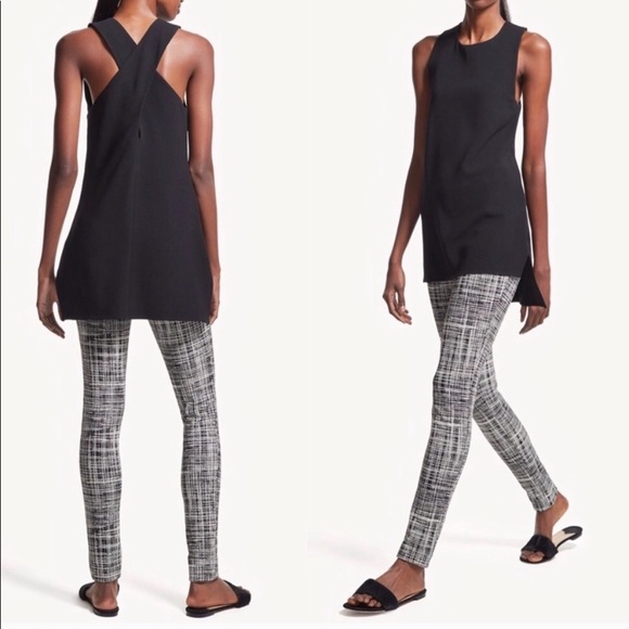 Theory Adbelle Grid & Chevron Pants - Picture 2 of 8